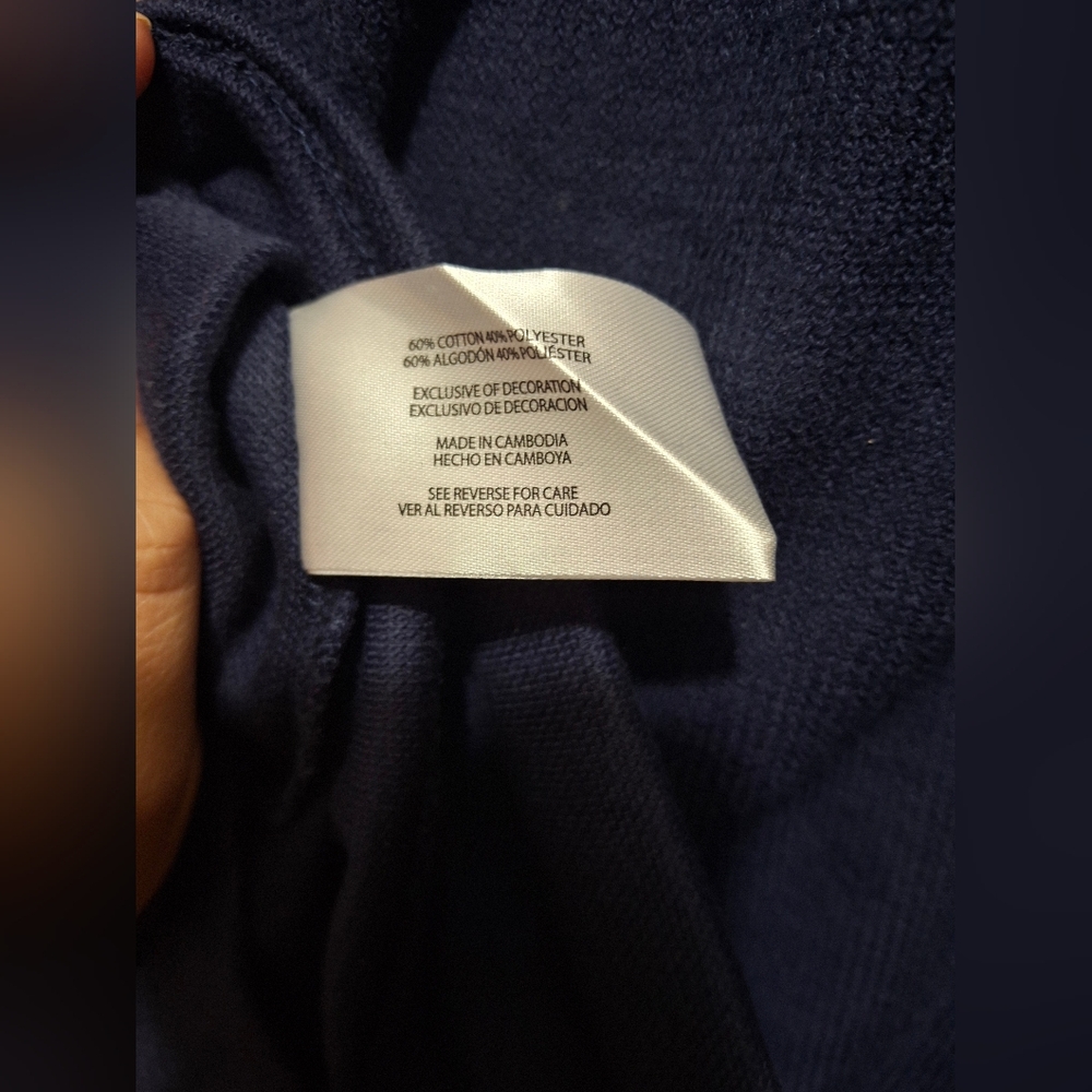 Banana Republic Men's Dark Blue Crewneck Sweater - Picture 3 of 4